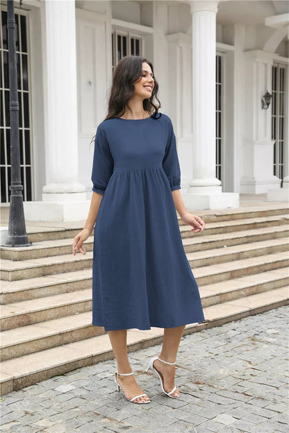 La Robe d’Été Fluide : L'Alliance Parfaite du Charme et de la Légèreté